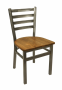 Lima Clear Coat Ladderback Side Chair